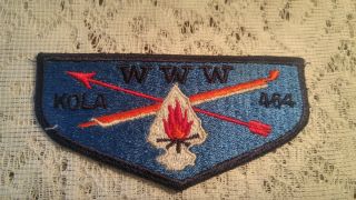 Vintage Boy Scout Patch Oa Www Kola Lodge 464 Order Of The Arrow