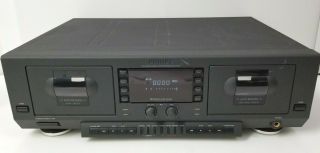 Vintage Philips 900 Series Fc 931 Dual Cassette Deck With Dolby B