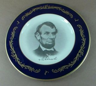 Vintage Pickard China Abraham Lincoln Limited Edition Plate U.  S.  A