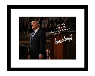 Personalized Donald Trump 8x10 Signed Photo Print Congress Autographed Your Name
