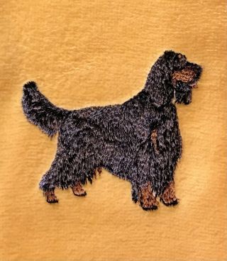 Gordon Setter,  Hand Towel,  Embroidered,  Custom,  Personalized,  Dog