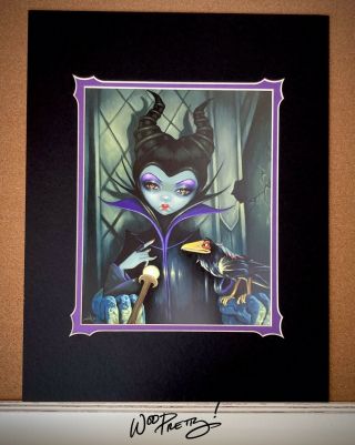 2014 Jasmine Becket Griffith Disney Villain Maleficent Wonderground Deluxe Print
