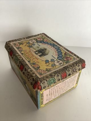 Vintage TACK KEE & CO Tea Box Tin with Lid Wu Lung Elephant China Full 2