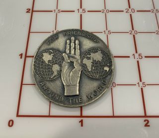 Vtg 1967 12th World Jamboree Boy Scout Souvenir Token Coin Idaho Bsa Jambo Camp
