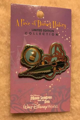 2005 Nautilus Ride A Piece Of Disney History 20,  000 Leagues Under The Sea Pin A,