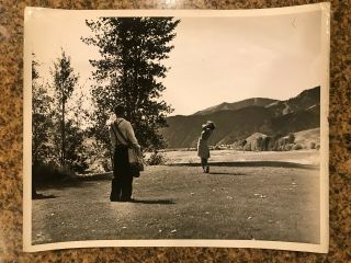 Vintage Golf Photos From Sun Valley,  Idaho