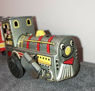 1955 Vintage Disneyland Park Tin Toy Characters Mickey Mouse Train 2