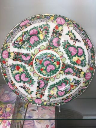 Vintage Japanese Hand Painted Porcelain - Hong Kong,  Rose Famille Canton