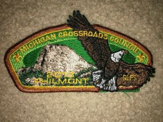 Boy Scout Great Lakes 2013 Philmont Bmy Michigan Crossroads Council Csp Patch