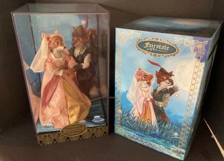 Disney Robin Hood & Maid Marian Doll Set Designer Fairytale Limited Edition