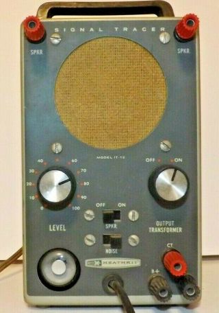 Vintage Heathkit It - 12 Signal Tracer Does Power Up Only