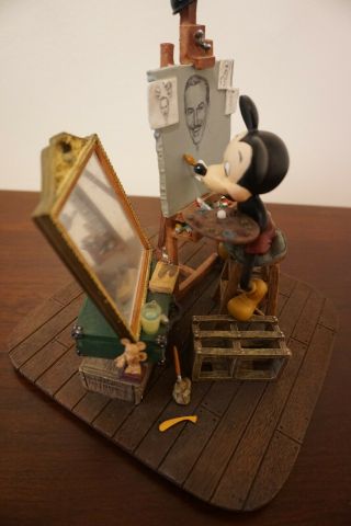 “Mickey - - Self - Portrait” Mickey Mouse and Walt Disney Self Portrait Figurine 2