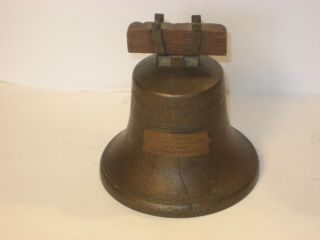 Vintage The Bankers S&c System Co.  Liberty Bell Bank 1919 Dalton,  Mn No Key