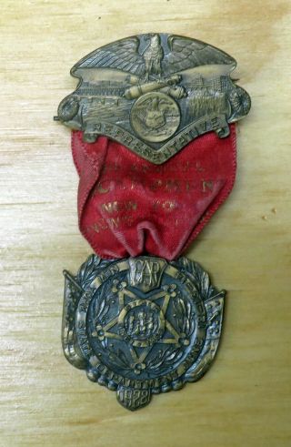 Civil War Sons Union Veterans Representative Medal 45th Encampment Rochester Ny