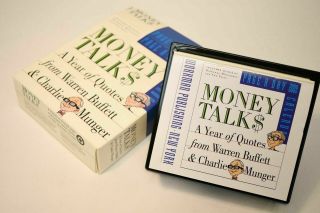 2009 Year Of Quotes From Warren Buffet & Charlie Munger Calendar Collectible