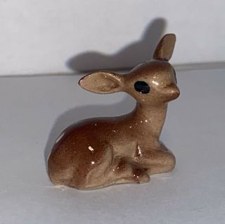 Hagen Renaker Fawn Deer Doe Figurine Miniature Vintage 1 1/8”