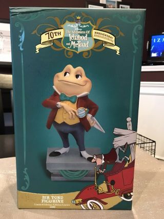 Disney D23 Adventures Of Ichabod & Mr Toad 70th Anniversary Figurine Le 500