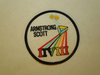 Nasa Space Mission Gemini 8 Astronauts Armstrong Scott Embroidered Iron On Patch