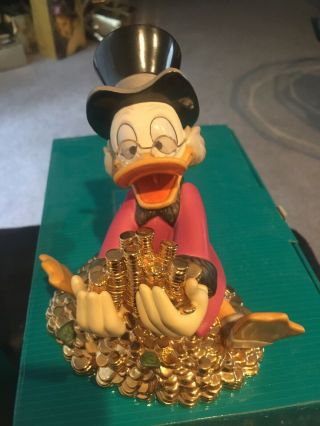 Disney Wdcc Scrooge Mcduck " Money Money Money " Figurine 11k411520 Mib Rare