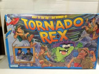 Vintage 1991 Parker Brothers Tornado Rex Board Game 88 Complete Taz Devil Clone