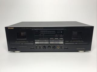 Vintage Teac W - 525r Double Auto Reverse Cassette Deck Dolby Hx Pro 4 Motors 2x2