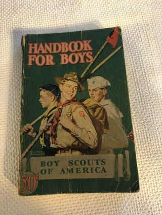 Vintage 1946 Handbook For Boy Scouts Of America - Soft Cover