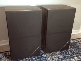 Vintage Altec Lansing Design 20; 2 - Way Speakers Made In Usa,  1970 