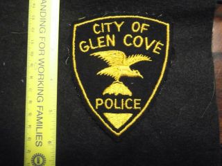 York City Of Glen Cove Long Island Nassau 1960s Issue Felt Cheesecloth Old