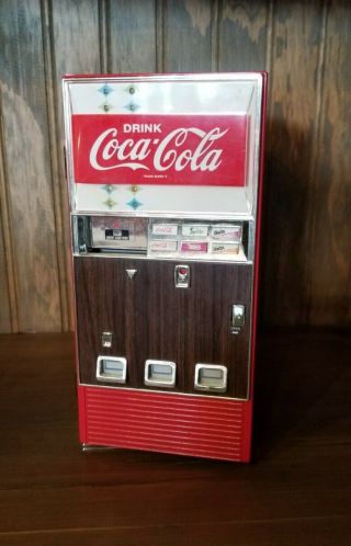Vintage Coke Coca Cola Vending Machine Radio Advertising Soda Sign Lighted Song