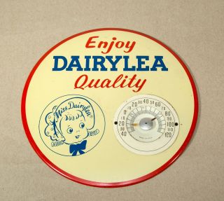 Vintage Dairylea Advertising Thermometer Enjoy Miss Dairylea Quality Milk Dairy