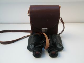 Vintage Carl Zeiss Jena Binoculars Ddr Multi Coated Lenses Jenoptem 8x30w & Case