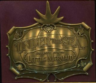 Wdi Under The Sea Journey Of The Little Mermaid Marquee Le 200 Disney Pin 96809