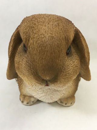 Baby Rabbit Lop Ear Figurine Brown 6 