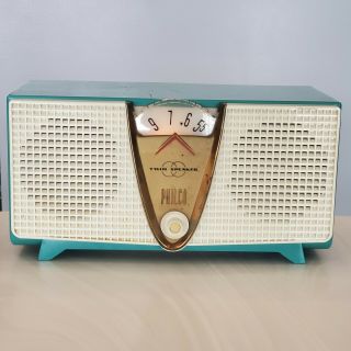 Vintage Philco Radio Model F817 - 124 Turquoise