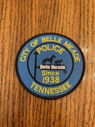 Belle Meade Tennessee Police Patch State Of Tn