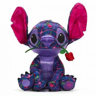 Disney Store 2021 Stitch Crashes Plush Beauty And The Beast Limited In Hand