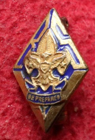 Vintage Bsa 5 Year Veteran Pin,  Stamped " Filled "