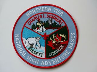 Vintage Northern Tier National High Adventure Bases Boy Scout Back Patch