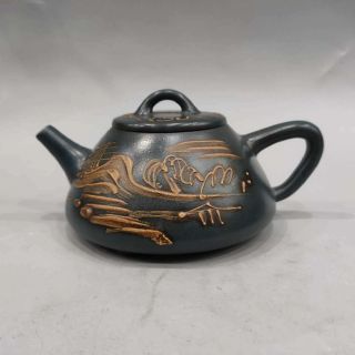 Zisha Teapot 160ml China Yixing Zisha Clay Handmade Teapot Kungfu Teapot