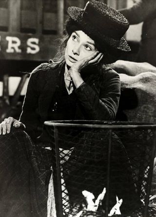 Old Photo 1965 Actress Audrey Hepburn In The Film My Fair Lady 1