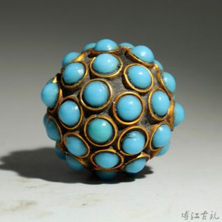 Collectable Chinese Agate Hand - Carved Smooth Texture Bead Delicate Ball Statue