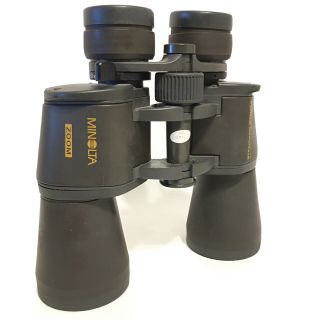 Vintage Minolta Zoom Standard 8 X 20 X 50 Classic Binoculars,  Case,  Lens Caps