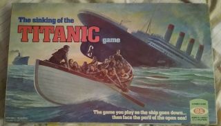 The Sinking Of The Titanic Game - 1976 Ideal Board Game - Vintage - 100 Complete