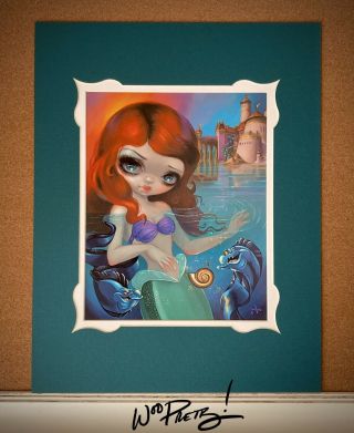 2016 Jasmine Becket Griffith Disney Little Mermaid Ariel Wonderground Dlx Print