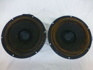Vintage Acoustic Research Ar 2ax - 10 Inch Woofers With Screws - Matched Pair