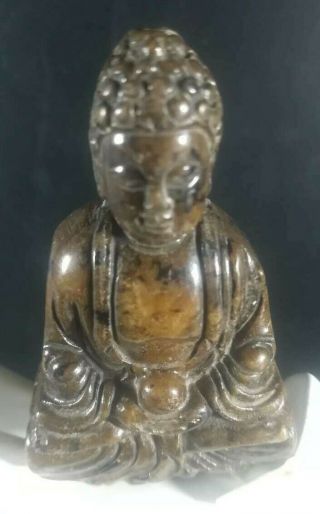Special Ancient Chinese Jade Buddha Statue Pendant C07
