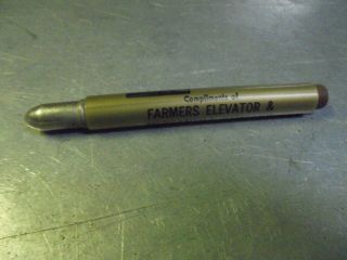 Vintage Bullet Pencil Advertising Farmer 