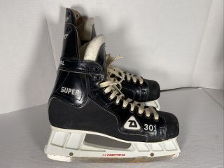 Vintage Daoust National 301 Ice Hockey Skates 9 Db Tip Top