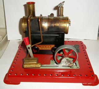 Vintage Mamod Live Steam Stationary Engine With Meths Burner