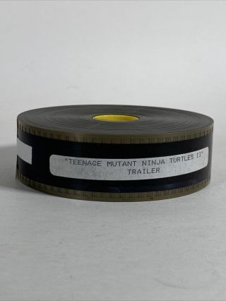 Vintage 35mm Trailer For Tmnt " Teenage Mutant Ninja Turtles "